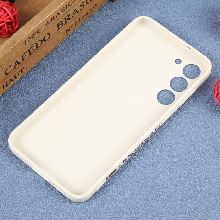 For Samsung Galaxy A12 Astronaut Pattern Silicone Straight Edge Phone Case(Flying Astronaut-White) - free shipping - PMC TechLife - Order now!