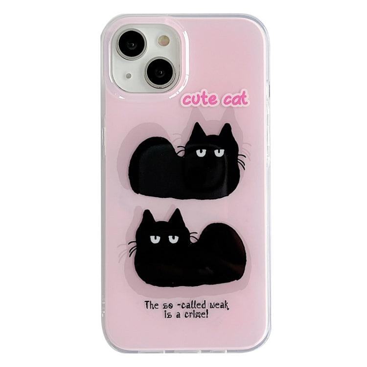 For iPhone 13 Pro IMD Cute Animal Pattern Phone Case(Cat) - free shipping - PMC TechLife - Order now!