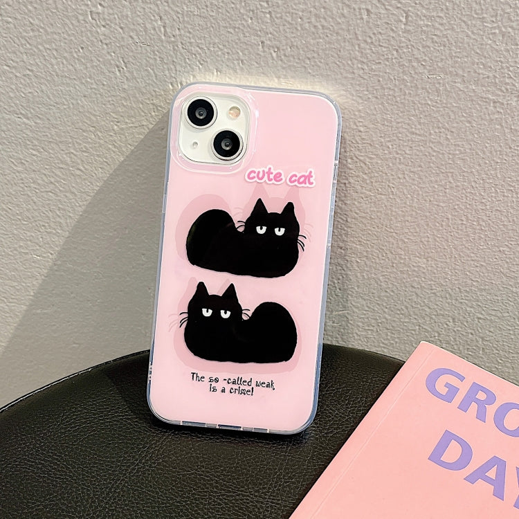 For iPhone 13 Pro IMD Cute Animal Pattern Phone Case(Cat) - free shipping - PMC TechLife - Order now!
