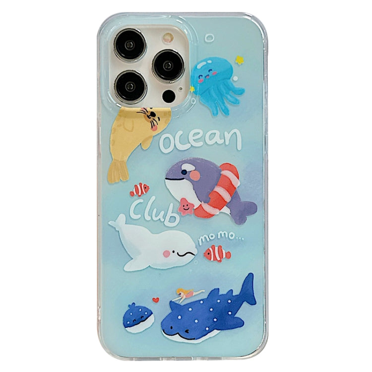 For iPhone 12 Pro Max IMD Cute Animal Pattern Phone Case(Seal) - free shipping - PMC TechLife - Order now!