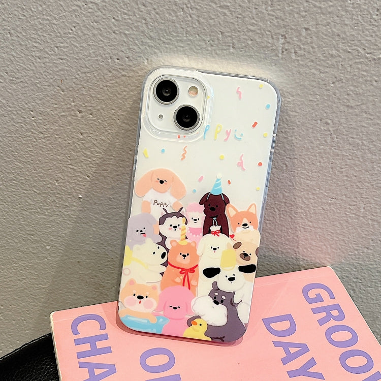 For iPhone 12 Pro IMD Cute Animal Pattern Phone Case(Dog) - free shipping - PMC TechLife - Order now!