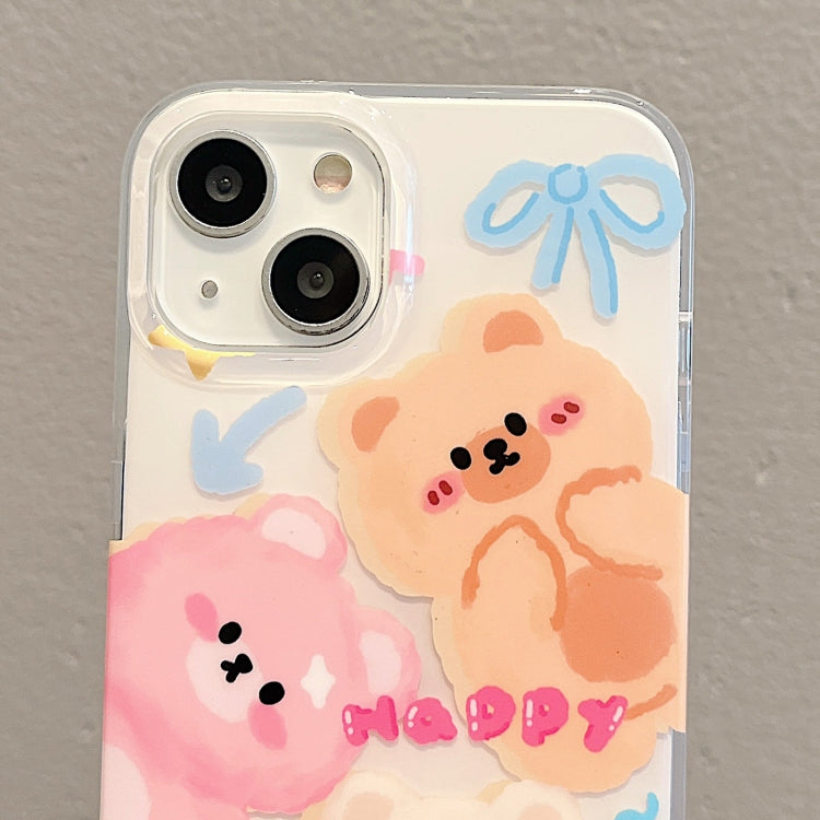 For iPhone 12 Pro IMD Cute Animal Pattern Phone Case(Bear) - free shipping - PMC TechLife - Order now!