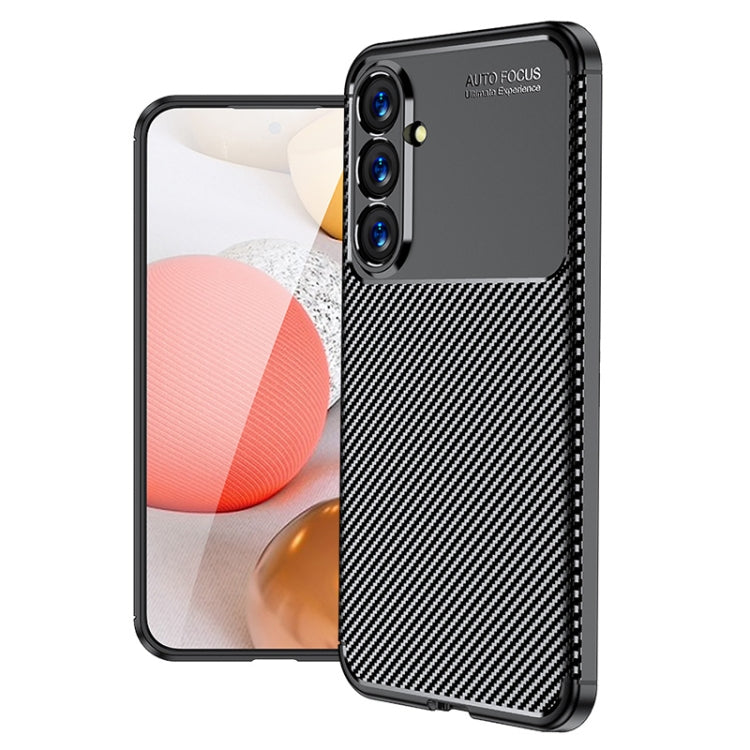 For Samsung Galaxy S23 FE 5G Carbon Fiber Texture Shockproof TPU Phone Case(Black) - free shipping - PMC TechLife - Order now!