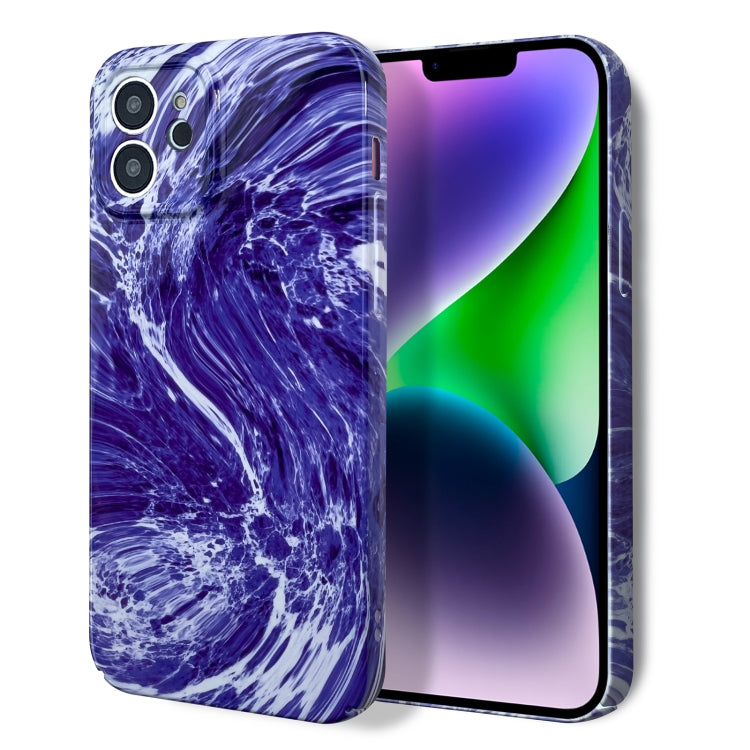 For iPhone 11 Pro Marble Pattern Phone Case(Purple White) - iPhone 11 Pro Cases by PMC TechLife | Online Shopping South Africa | PMC TechLife