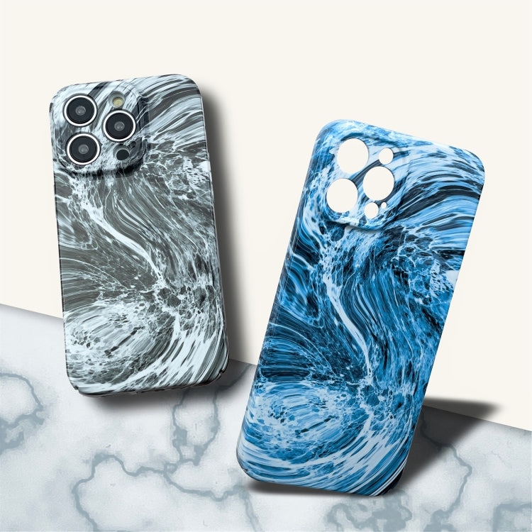 For iPhone 13 Marble Pattern Phone Case(Purple White) - iPhone 13 Cases by PMC TechLife | Online Shopping South Africa | PMC TechLife