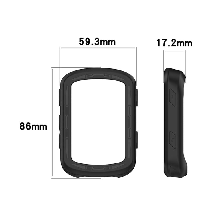 For Garmin Edge 840 / Edge 540 Stopwatch Armor Silicone Protective Case(Orange) - Watch Cases by PMC TechLife | Online Shopping South Africa | PMC TechLife