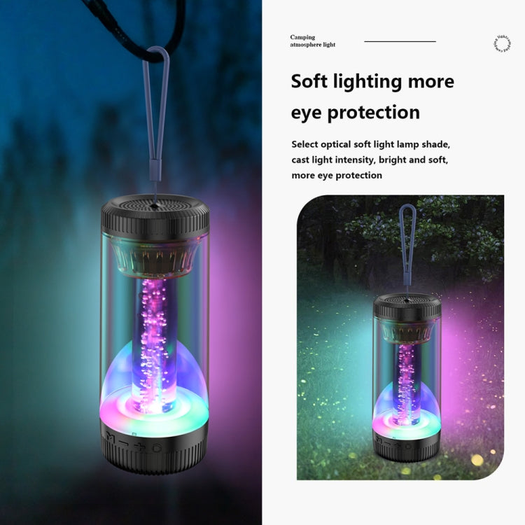 Z15 Portable RGB Atmosphere Light Outdoor Wireless Bluetooth Speaker(Black) - Desktop Speaker by PMC TechLife | Online Shopping South Africa | PMC TechLife