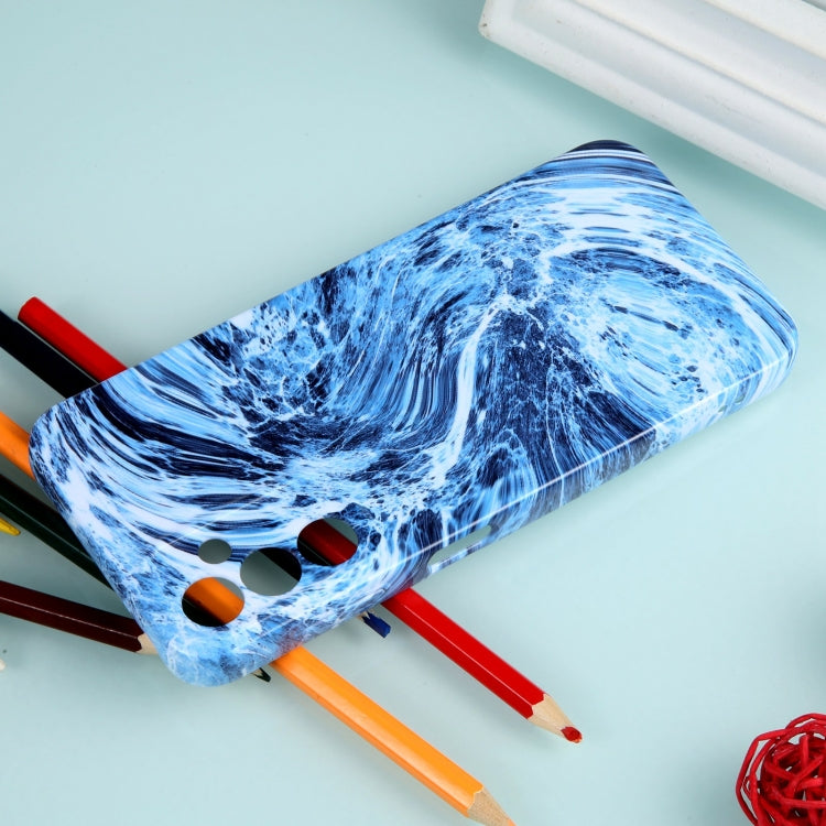 For Samsung Galaxy S23 5G Marble Pattern Phone Case(Navy Blue White) - free shipping - PMC TechLife - Order now!