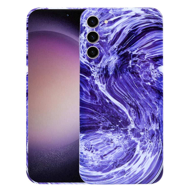 For Samsung Galaxy S23 5G Marble Pattern Phone Case(Purple White) - free shipping - PMC TechLife - Order now!