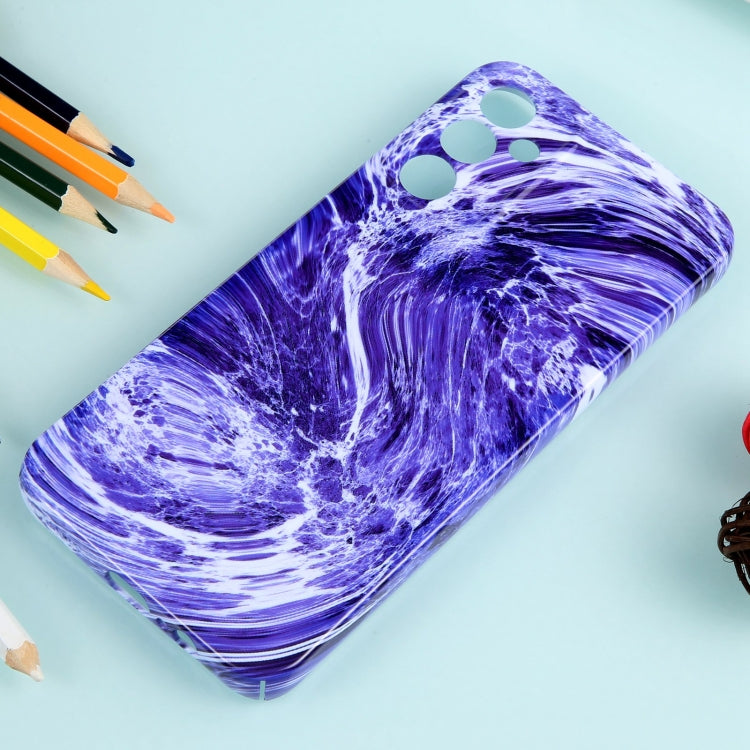 For Samsung Galaxy S23 5G Marble Pattern Phone Case(Purple White) - free shipping - PMC TechLife - Order now!