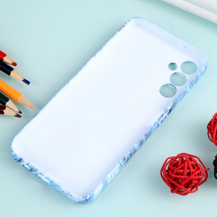 For Samsung Galaxy S23 Ultra 5G Marble Pattern Phone Case(Navy Blue White) - free shipping - PMC TechLife - Order now!