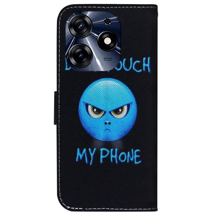 For Tecno Spark 10 Pro Coloured Drawing Flip Leather Phone Case(Anger) - free shipping - PMC TechLife - Order now!