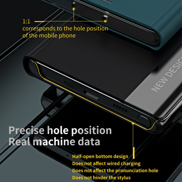 For Xiaomi Poco F5 Side Side Electroplated Magnetic Leather Phone Case(Light Blue) - free shipping - PMC TechLife - Order now!