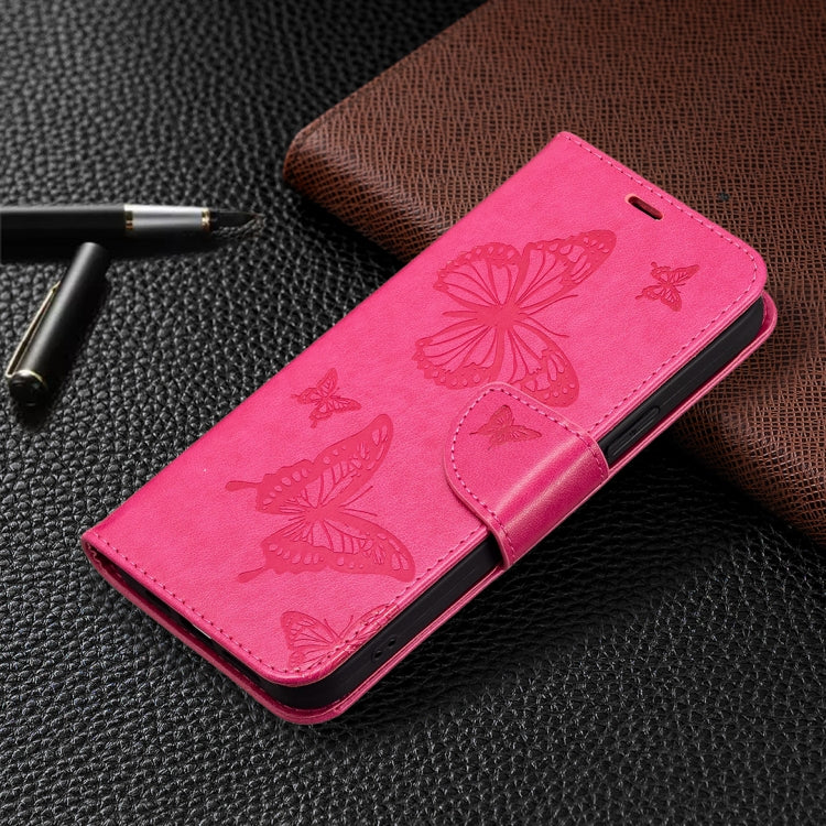 For Xiaomi Civi 3 5G Two Butterflies Embossing Leather Phone Case(Rose Red) - free shipping - PMC TechLife - Order now!