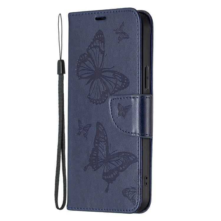 For Xiaomi Civi 3 5G Two Butterflies Embossing Leather Phone Case(Blue) - free shipping - PMC TechLife - Order now!