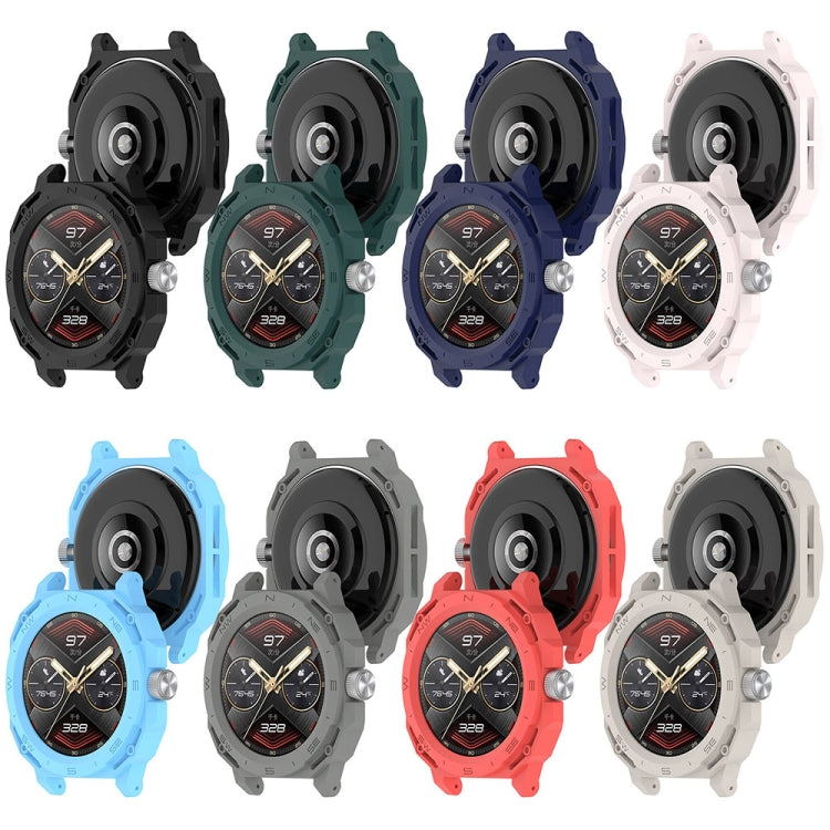 For Huawei Watch GT Cyber Armor Hollow Watch Protective Case(Grey) - Watch Cases by PMC TechLife | Online Shopping South Africa | PMC TechLife