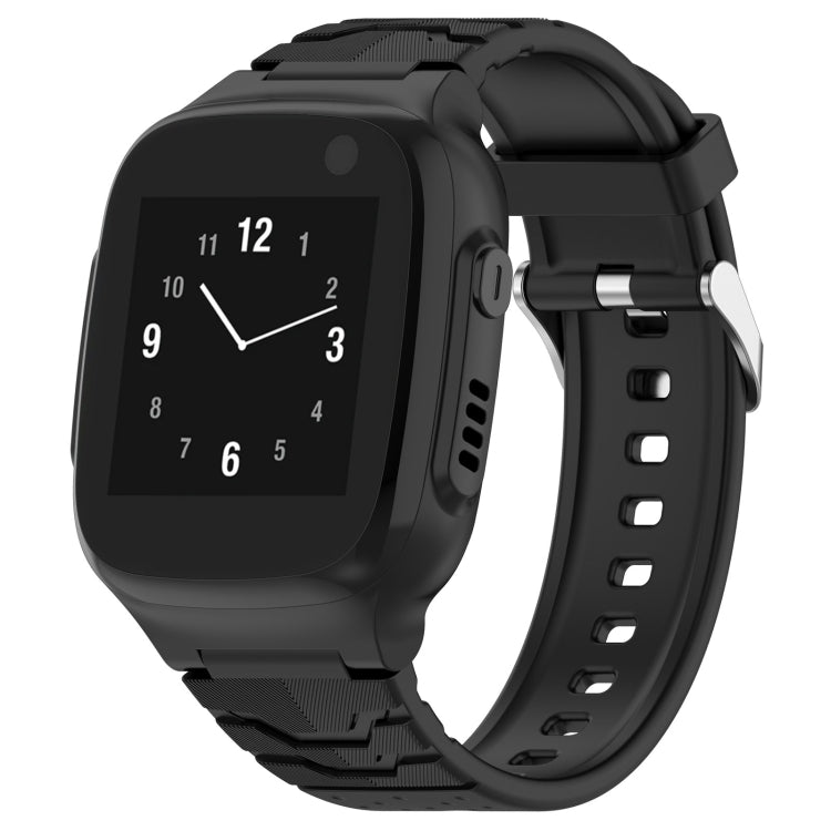 For Xplora X5 / X5 Play Children Watch Silicone Replacement Watch Band(Black) - Watch Bands by PMC TechLife | Online Shopping South Africa | PMC TechLife