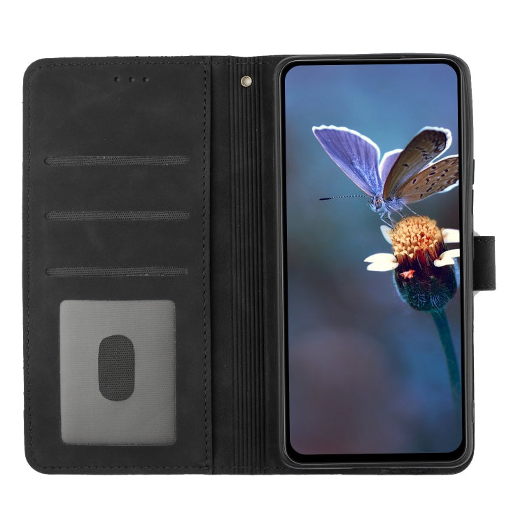 For Xiaomi 11T / 11T Pro Flower Embossing Pattern Leather Phone Case(Black) - Xiaomi Cases by PMC Jewellery | Online Shopping South Africa | PMC Jewellery