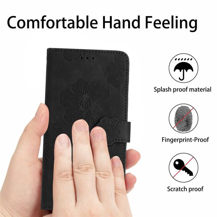For Xiaomi 11T / 11T Pro Flower Embossing Pattern Leather Phone Case(Black) - free shipping - PMC TechLife - Order now!