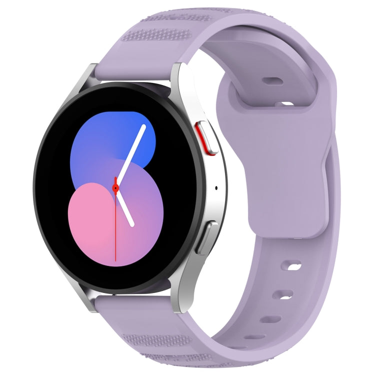 22mm Universal Dots Pattern Silicone Replacement Watch Band(Purple) - 22mm Bands by PMC TechLife | Online Shopping South Africa | PMC TechLife