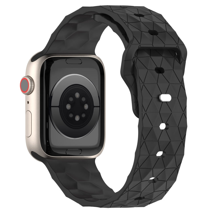 Football Texture Silicone Watch Band For Apple Watch 42mm(Dark Grey) - Watch Bands by PMC TechLife | Online Shopping South Africa | PMC TechLife