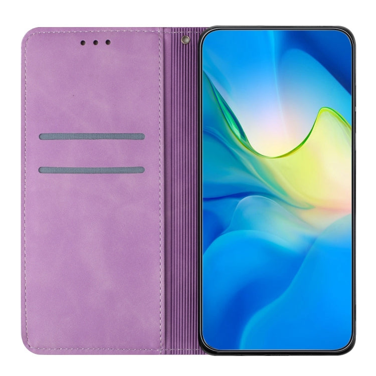 For Samsung Galaxy A32 5G Ethnic Embossed Adsorption Leather Phone Case(Purple) - free shipping - PMC TechLife - Order now!