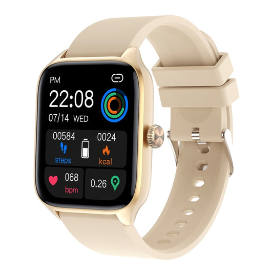 T19 Pro 1.96 inch IP67 Waterproof Silicone Band Smart Watch, Supports Dual-mode Bluetooth Call / Heart Rate Monitoring(Gold) - Smart Watches by PMC Jewellery | Online Shopping South Africa | PMC Jewellery