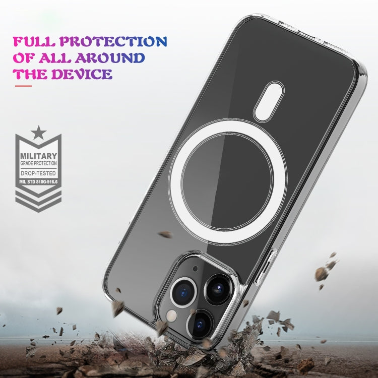 For iPhone 15 Pro Max MagSafe Clear Acrylic PC +TPU Phone Case(Transparent) - free shipping - PMC TechLife - Order now!