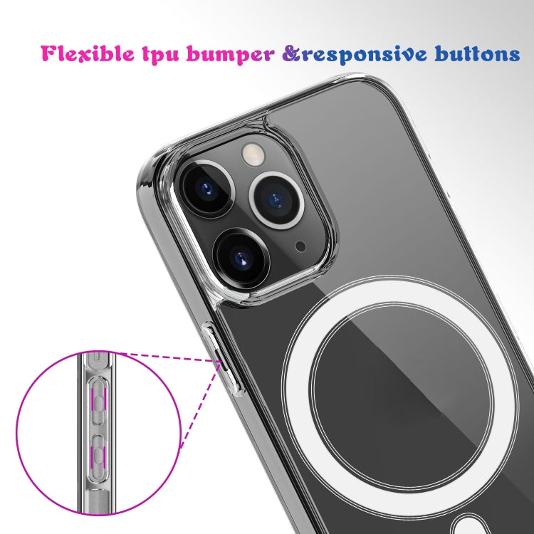 For iPhone 15 Pro Max MagSafe Clear Acrylic PC +TPU Phone Case(Transparent) - free shipping - PMC TechLife - Order now!