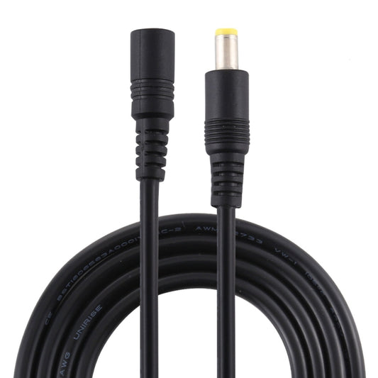 8A 5.5 x 2.5mm Female to Male DC Power Extension Cable, Cable Length:3m(Black) - Universal Power Adapter by PMC Jewellery | Online Shopping South Africa | PMC Jewellery
