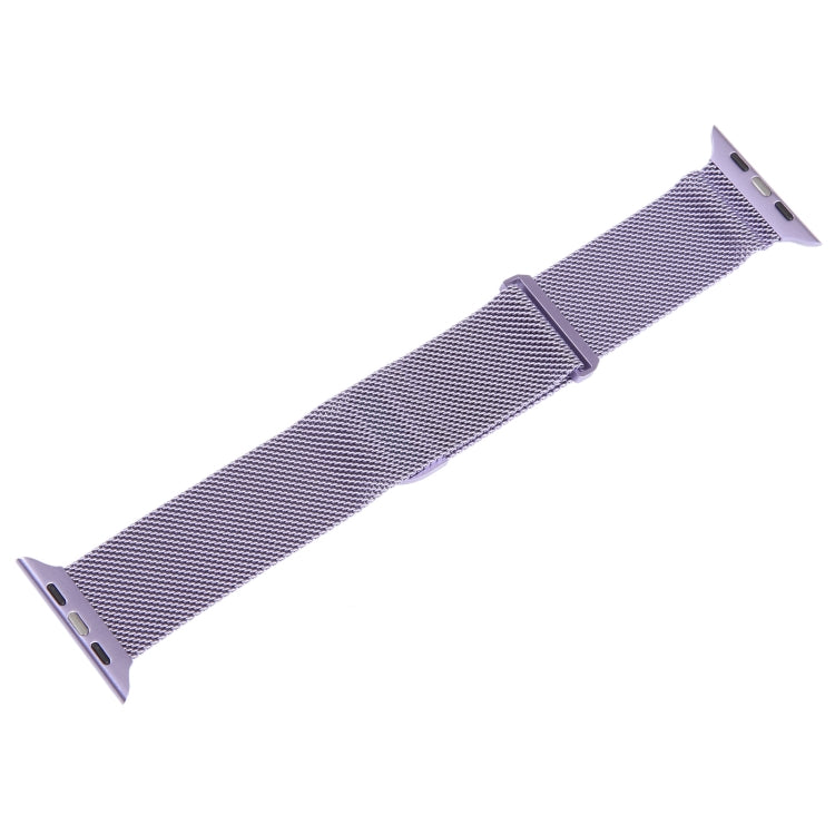 For Apple Watch Ultra 49mm Milanese Metal Magnetic Watch Band(Lavender Purple) - Watch Bands by PMC Jewellery | Online Shopping South Africa | PMC Jewellery