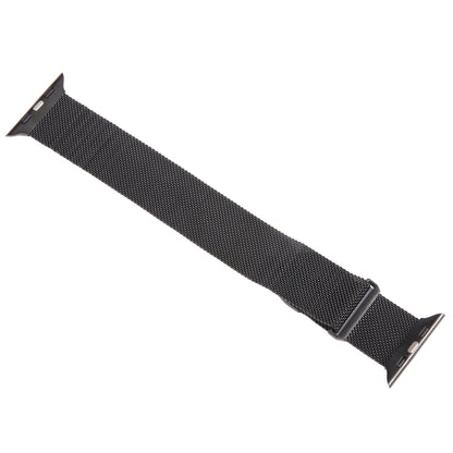 For Apple Watch 8 41mm Milanese Metal Magnetic Watch Band(Black) - Watch Bands by PMC Jewellery | Online Shopping South Africa | PMC Jewellery