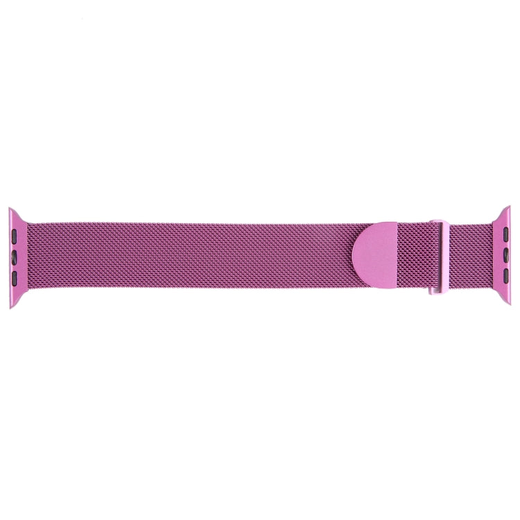 For Apple Watch 8 41mm Milanese Metal Magnetic Watch Band(Purple) - Watch Bands by PMC Jewellery | Online Shopping South Africa | PMC Jewellery