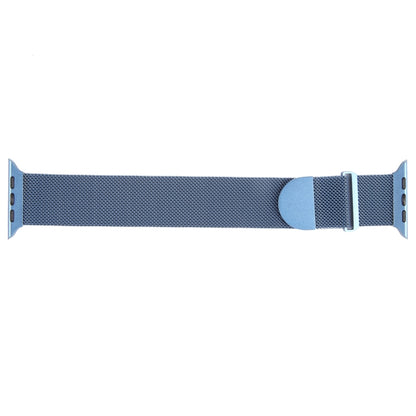 For Apple Watch 8 41mm Milanese Metal Magnetic Watch Band(Blue) - Watch Bands by PMC Jewellery | Online Shopping South Africa | PMC Jewellery