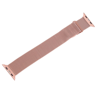 For Apple Watch 8 45mm Milanese Metal Magnetic Watch Band(Pink) - Watch Bands by PMC Jewellery | Online Shopping South Africa | PMC Jewellery