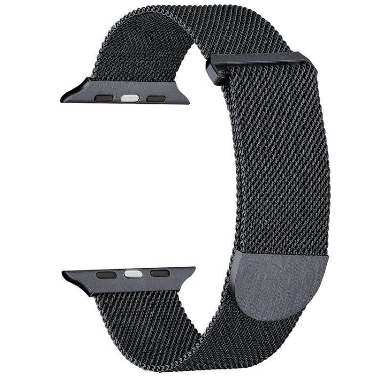 For Apple Watch SE 2022 40mm Milanese Metal Magnetic Watch Band(Gunmetal) - Watch Bands by PMC Jewellery | Online Shopping South Africa | PMC Jewellery