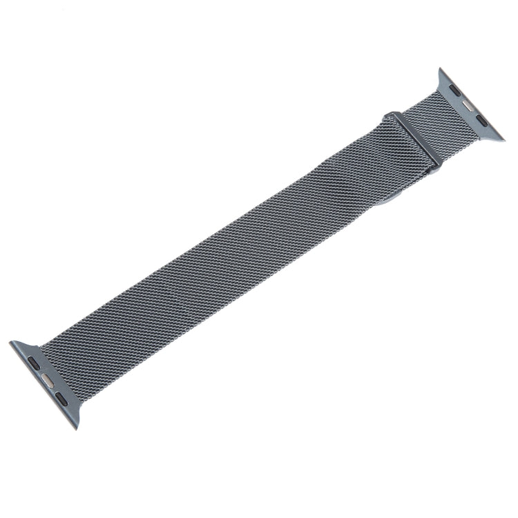 For Apple Watch 7 45mm Milanese Metal Magnetic Watch Band(Space Grey) - Watch Bands by PMC Jewellery | Online Shopping South Africa | PMC Jewellery