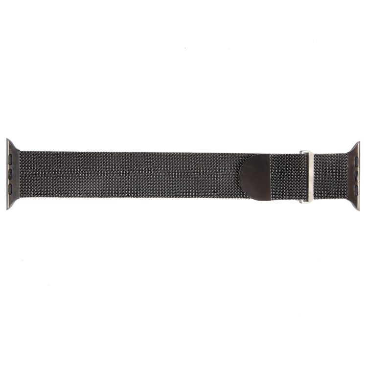 For Apple Watch 2 38mm Milanese Metal Magnetic Watch Band(Gunmetal) - Watch Bands by PMC Jewellery | Online Shopping South Africa | PMC Jewellery