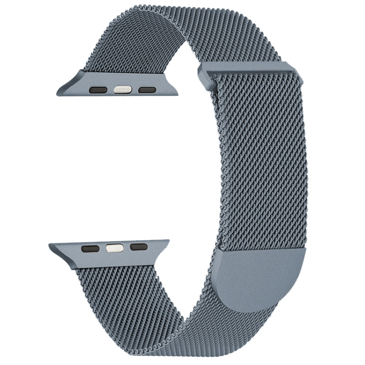 For Apple Watch 2 38mm Milanese Metal Magnetic Watch Band(Space Grey) - Watch Bands by PMC TechLife | Online Shopping South Africa | PMC TechLife