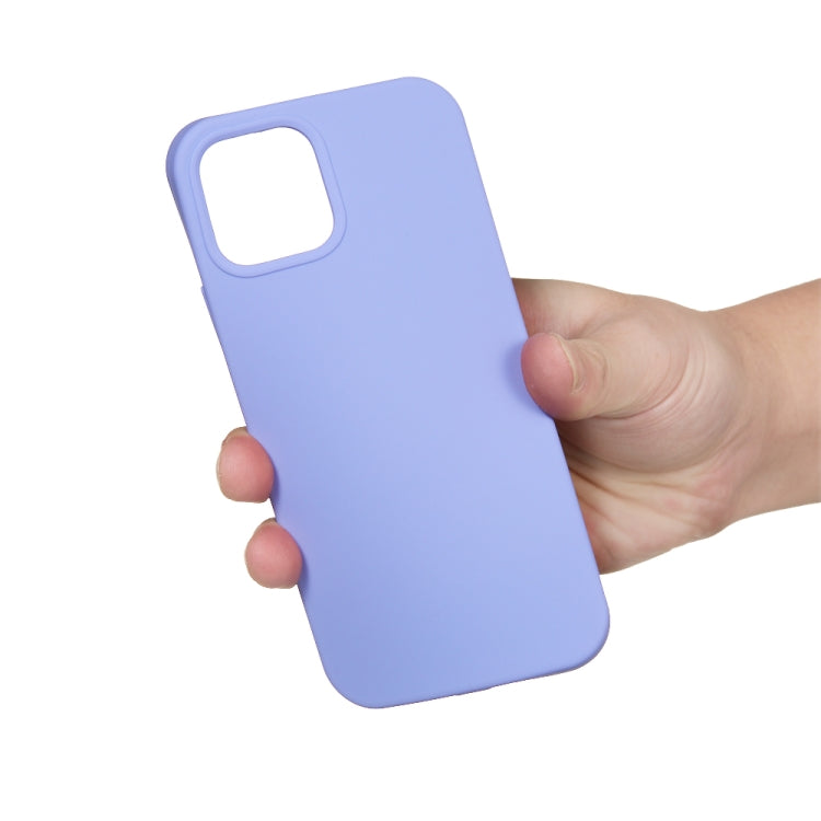 For iPhone 15 Plus Solid Color Silicone Phone Case(Purple) - iPhone 15 Plus Cases by PMC Jewellery | Online Shopping South Africa | PMC Jewellery