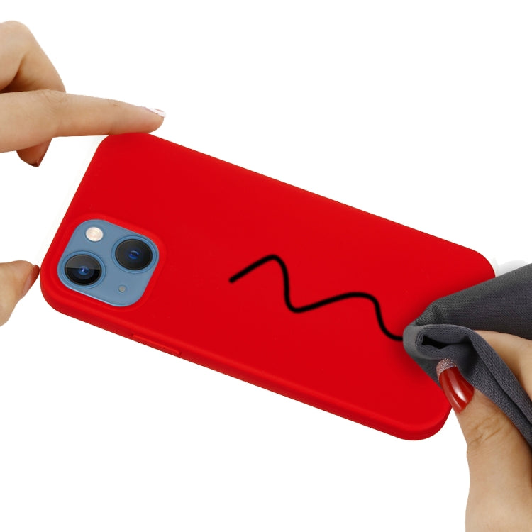 For iPhone 15 Plus Solid Color Silicone Phone Case(Red) - iPhone 15 Plus Cases by PMC TechLife | Online Shopping South Africa | PMC TechLife