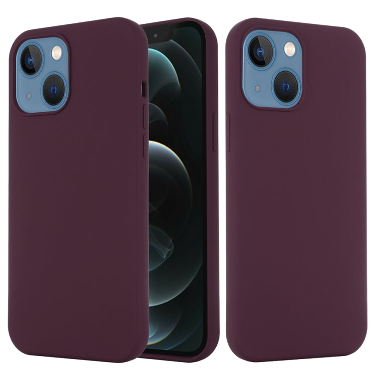 For iPhone 15 Shockproof Silicone Magsafe Phone Case(Plum Color) - iPhone 15 Cases by PMC Jewellery | Online Shopping South Africa | PMC Jewellery