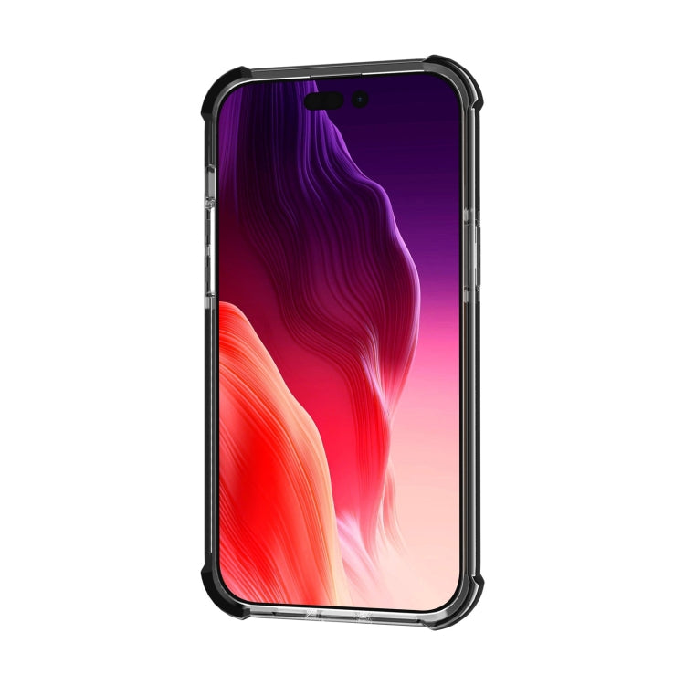 For iPhone 15 Plus Four-corner Shockproof TPU + Acrylic Phone Case(Black) - iPhone 15 Plus Cases by PMC TechLife | Online Shopping South Africa | PMC TechLife