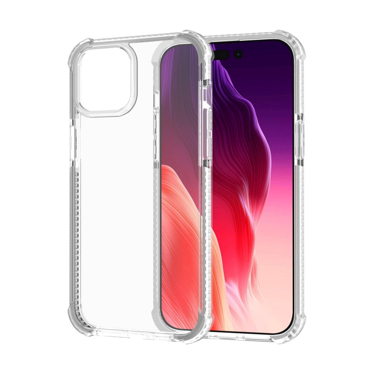 For iPhone 15 Four-corner Shockproof TPU + Acrylic Phone Case(Transparent) - iPhone 15 Cases by PMC Jewellery | Online Shopping South Africa | PMC Jewellery