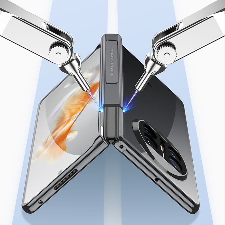 For Huawei Mate X3 GKK Integrated Hinge Folding Phone Case with Holder(Black) - free shipping - PMC TechLife - Order now!