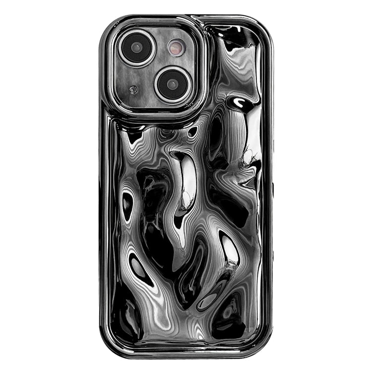 For iPhone 14 Electroplating Meteorite Texture TPU Phone Case(Black) - free shipping - PMC TechLife - Order now!