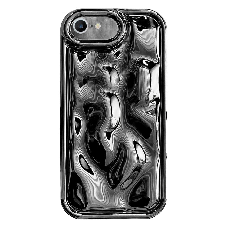 For iPhone 6 Plus / 6s Plus Electroplating Meteorite Texture TPU Phone Case(Black) - More iPhone Cases by PMC Jewellery | Online Shopping South Africa | PMC Jewellery