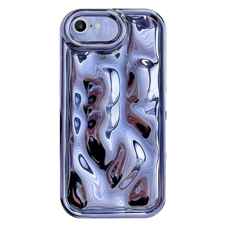 For iPhone 6 Plus / 6s Plus Electroplating Meteorite Texture TPU Phone Case(Blue) - More iPhone Cases by PMC Jewellery | Online Shopping South Africa | PMC Jewellery