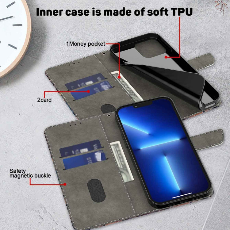 For Xiaomi Redmi 9C Crystal 3D Shockproof Protective Leather Phone Case(Fantastic Flower) - free shipping - PMC TechLife - Order now!