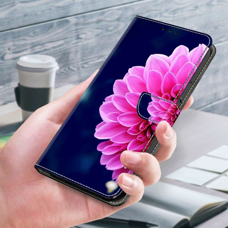 For Xiaomi Redmi 9T Crystal 3D Shockproof Protective Leather Phone Case(Pink Petals) - free shipping - PMC TechLife - Order now!
